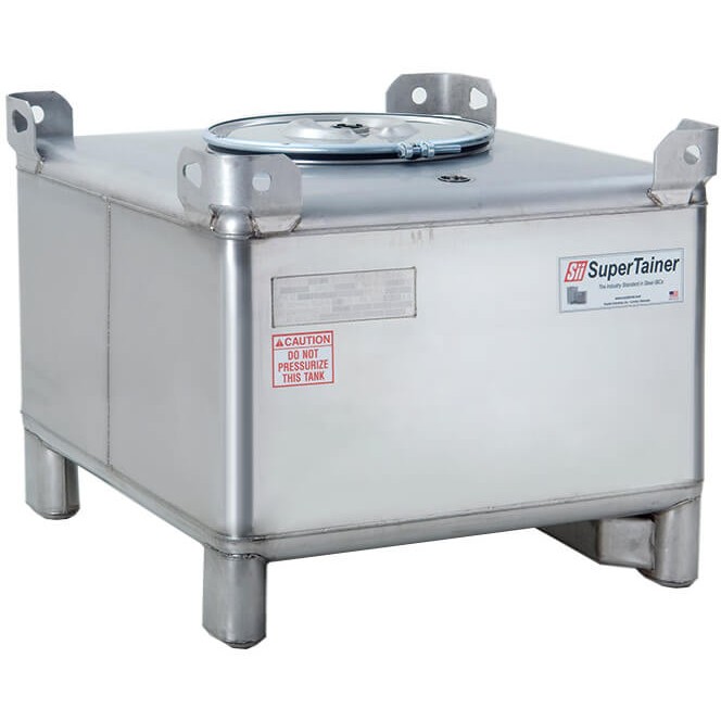 165 Gallon Stainless Steel Supertainer Tote