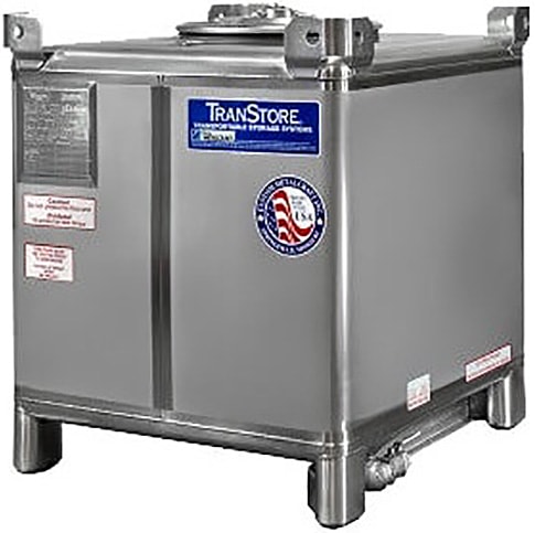 180 Gallon Food Grade Stainless Steel IBC Tote