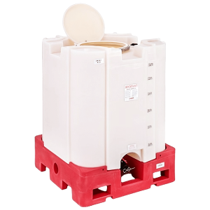 220 Gallon Premium Wide Mouth Stacking IBC Tote