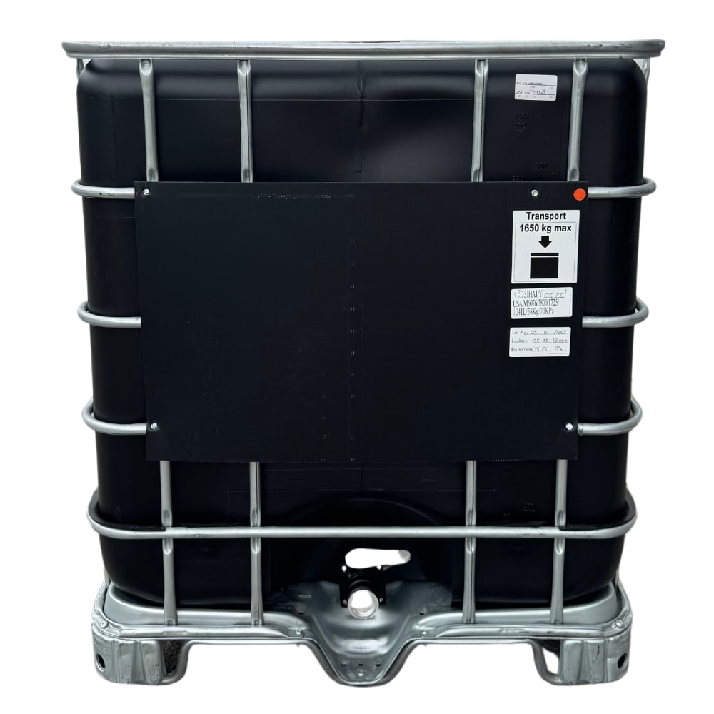 275 Gallon Rebottled Black IBC Tote