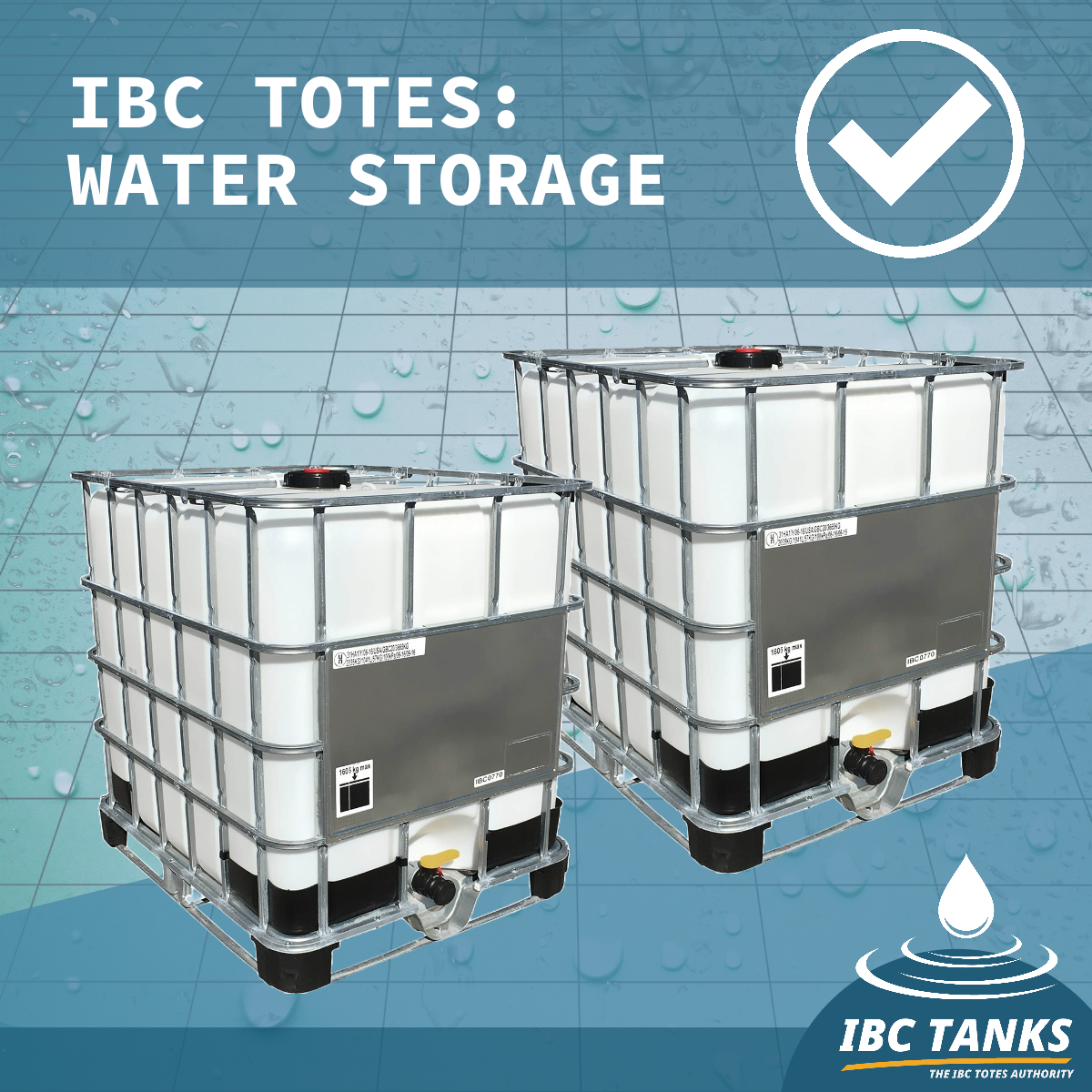 IBC Totes for Long-Term Water Storage