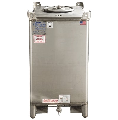 550 Gallon 304 Stainless Steel LiquiTote Side Drain IBC Tote Tank