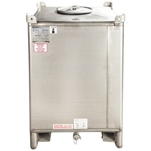 793 Gallon 304 Stainless Steel LiquiTote Center Drain IBC Tote Tank