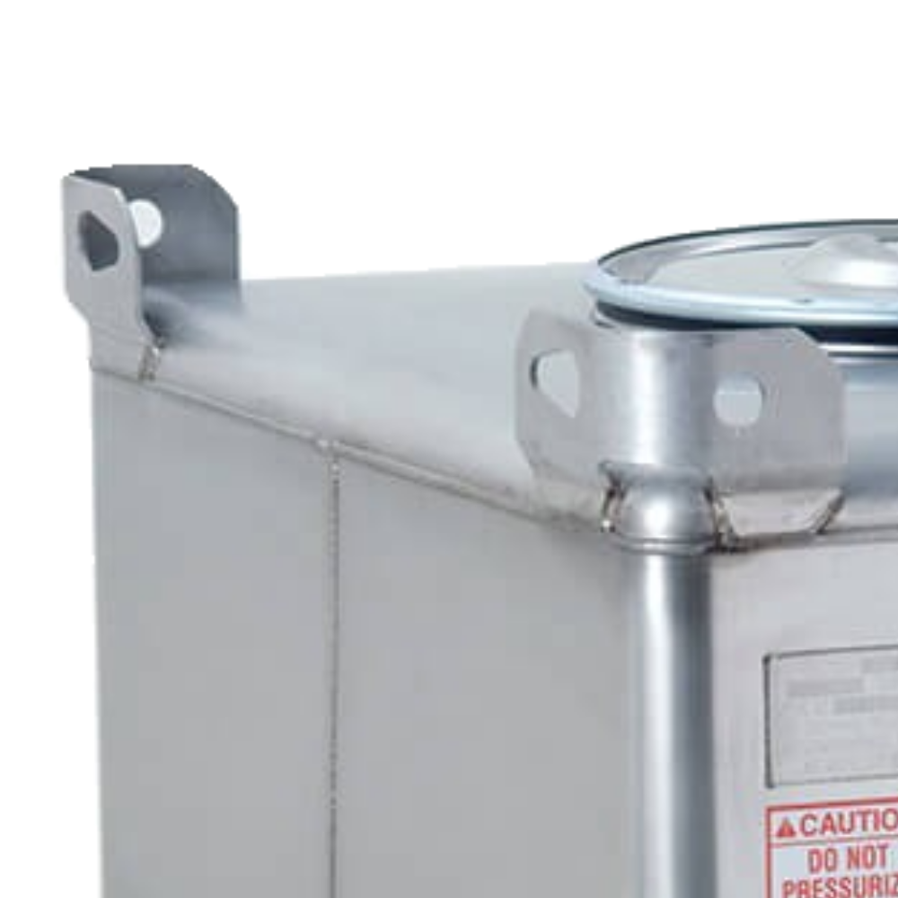 550 Gallon Stainless Steel Supertainer Tote - Image 3
